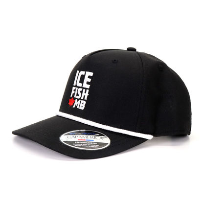 Picture of Ice Fish Black Rope Cap