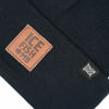 Picture of Ice Fish Black Leather Patch Toque